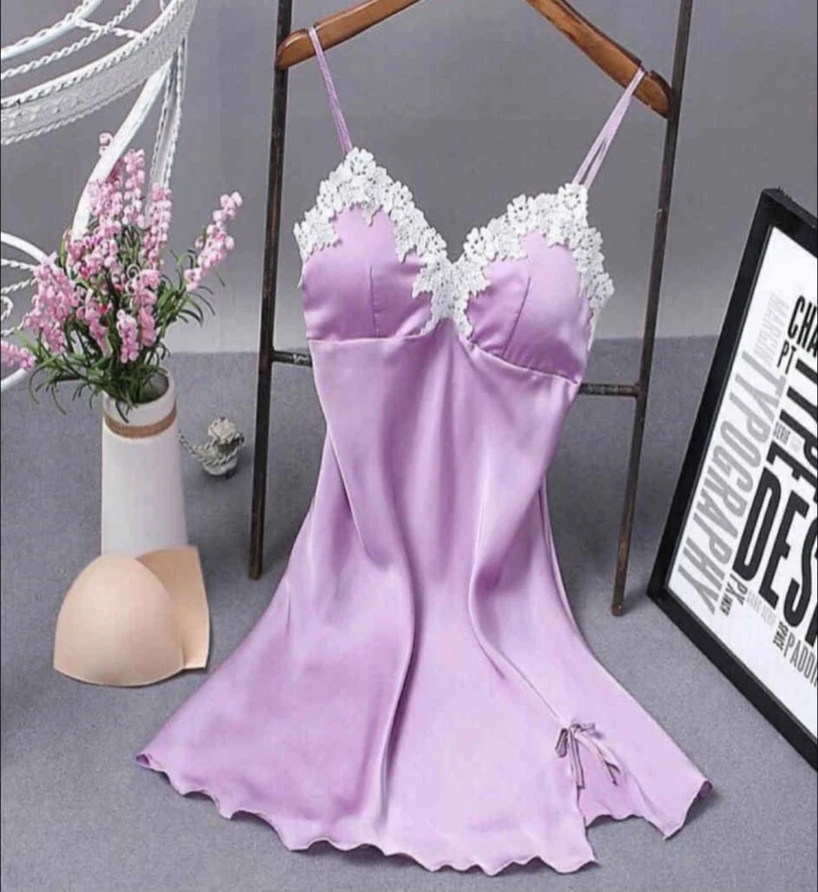 Female Lingerie Women Silk Dress Babydoll Nightdress Nightgown Dress Sleepwear Lace Silk Robe Slip Dresses Night Dress Hot