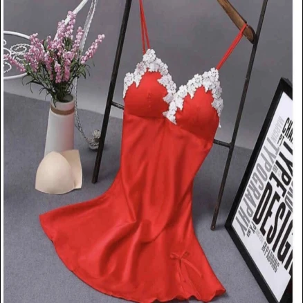 Female Lingerie Women Silk Dress Babydoll Nightdress Nightgown Dress Sleepwear Lace Silk Robe Slip Dresses Night Dress Hot
