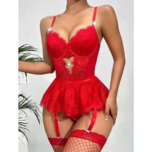 Women's Sexy Lingerie Set Underwear Adjustable Straps Bikini