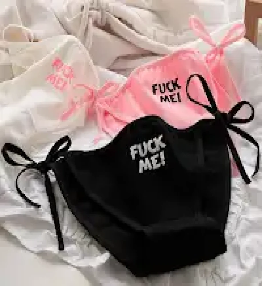 Low Waist Lolita Bandage Panties for Women Sexy Knitted Animation Underwear Cute Claw Briefs Low-Rise Lingerie