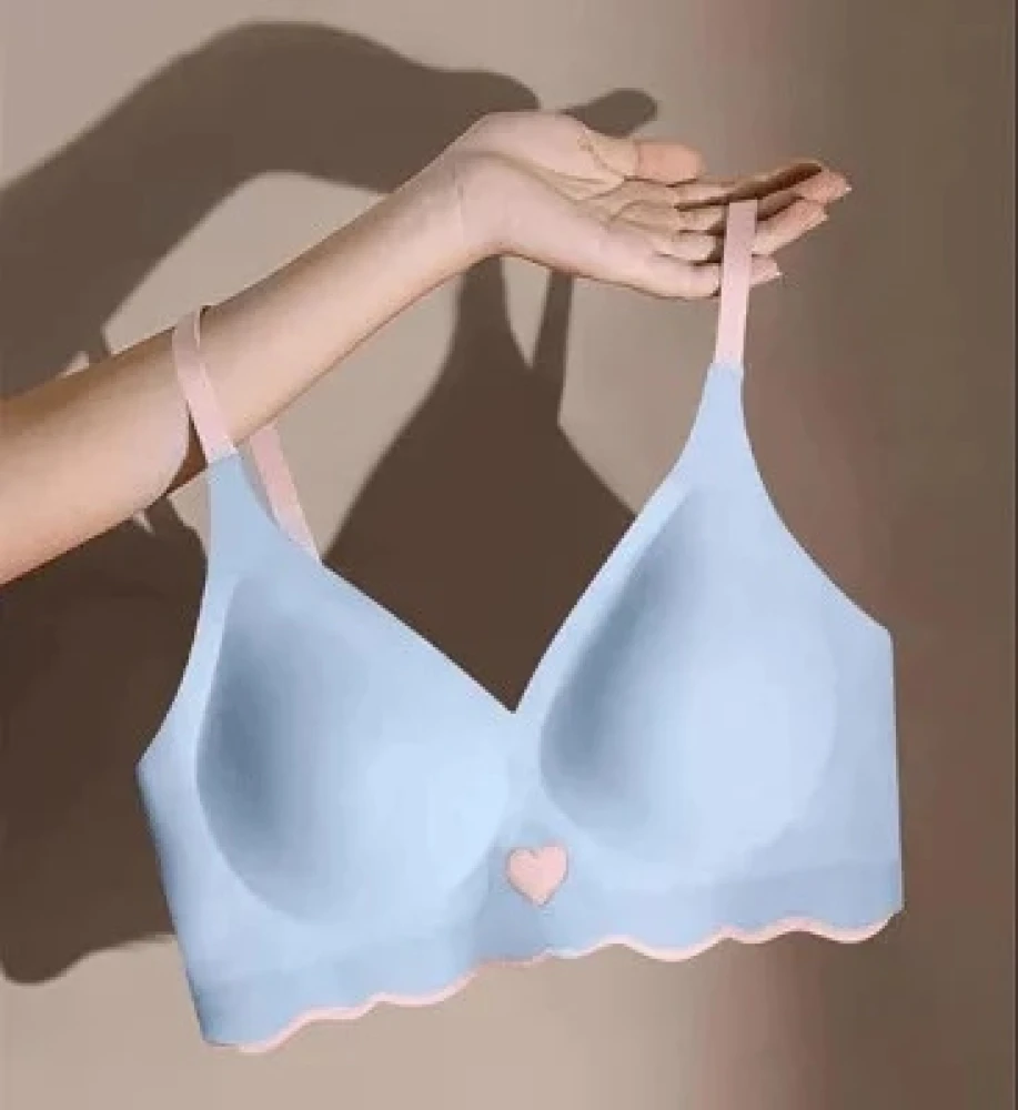 Love bra Women's seamless invisible bra, sexy lingerie, plunging V-neck, push-up, wireless bralette, bralette, underwear