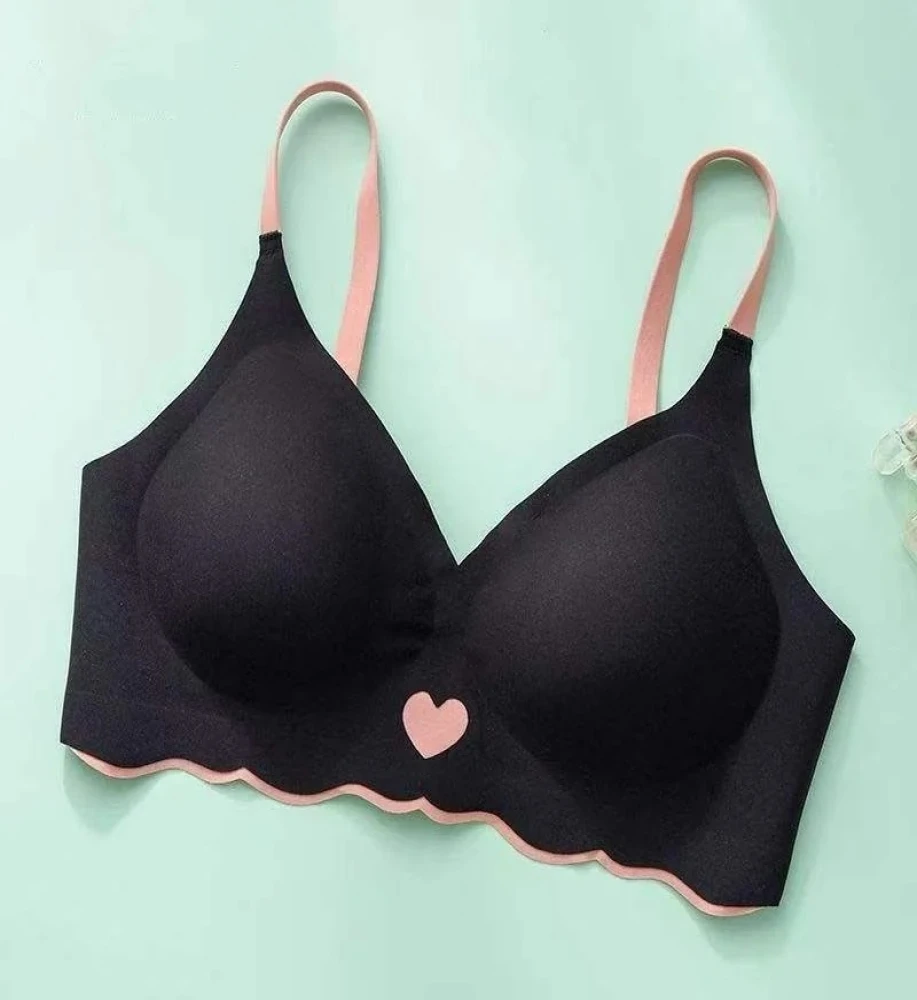 Love bra Women's seamless invisible bra, sexy lingerie, plunging V-neck, push-up, wireless bralette, bralette, underwear