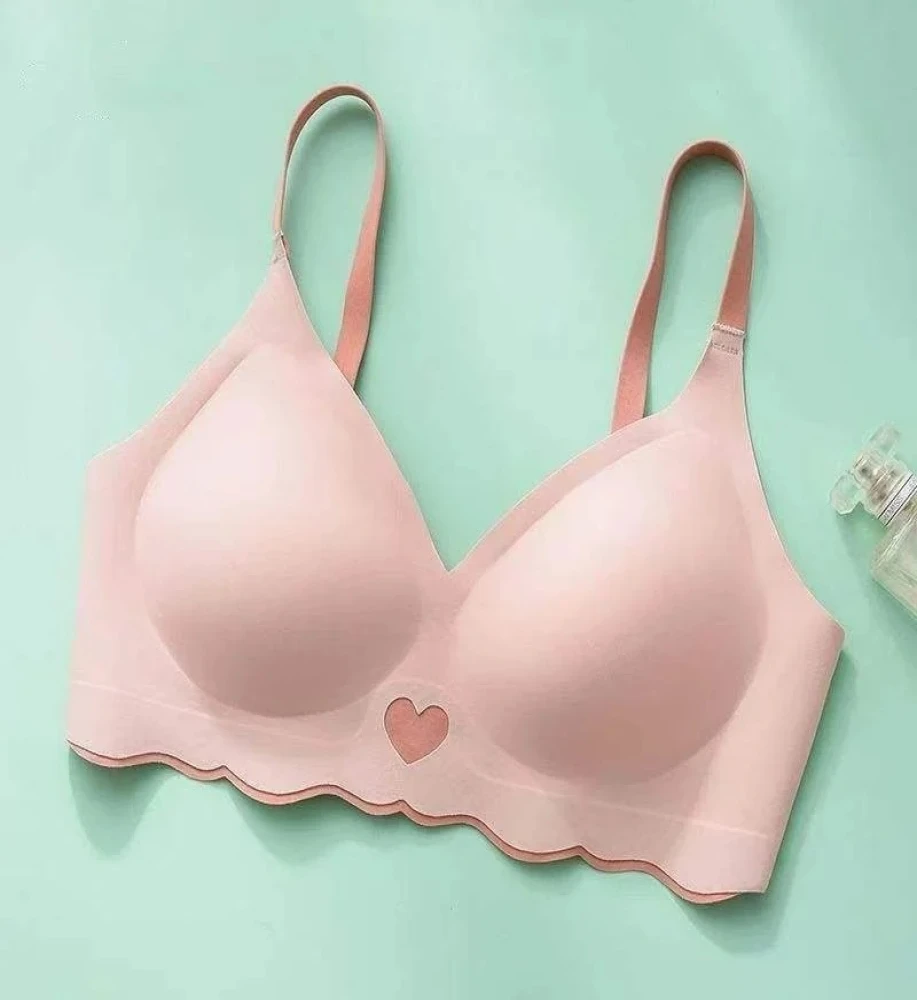 Love bra Women's seamless invisible bra, sexy lingerie, plunging V-neck, push-up, wireless bralette, bralette, underwear