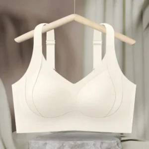 Women Maternity Bra Non Slip Shoulder Strap Bralette Simple and Casual No Underwire Padded Full Cup Size Adjustable Underwear