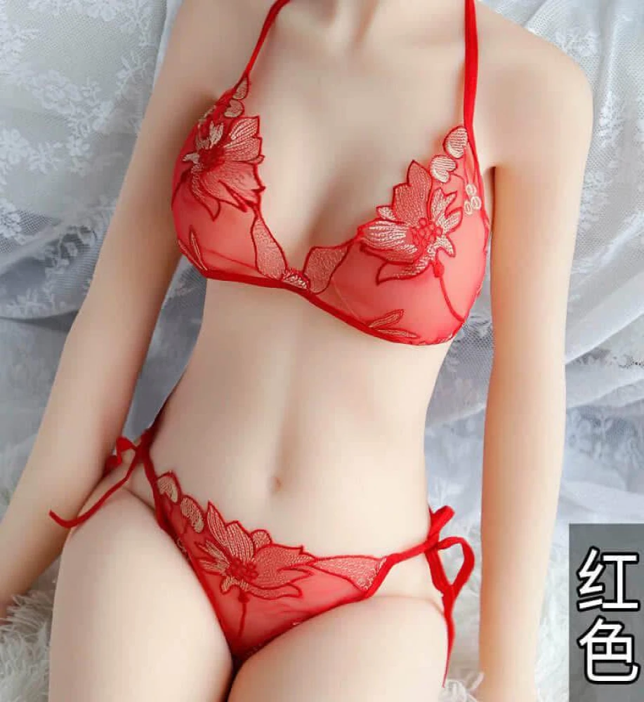 Women Sexy Lingerie Bra Panties Set Lace Underwear G-String T-back Transparent