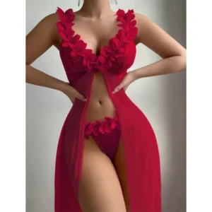 Sexy Floral Nightwear Set
